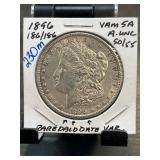1896 Morgan Dollar VAM-5A Rare Doubled Date