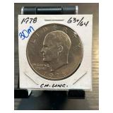1978 Eisenhower Dollar CH. UNC