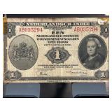 Netherlands-Indies 1 Gulden Banknote 1943