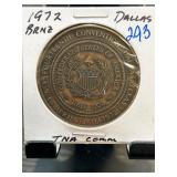 1972 TNA Fourteenth Convention Bronze Medal