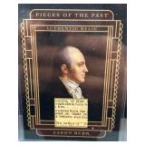 Pieces of the Past Aaron Burr Relic Card