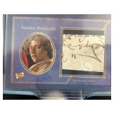 Sandro Botticelli Authentic Relic Card