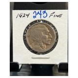 1924 Buffalo Nickel in Fine Condition