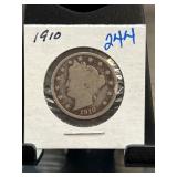 1910 Liberty Head Nickel in Holder