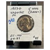 1953-D Jefferson Nickel, MS64, 5 Steps
