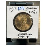 2016 Ronald Reagan Presidential $1 Coin