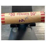Roll of Mixed Wheat Pennies Cents