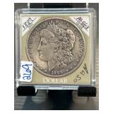 1889 Morgan Silver Dollar Coin in Case