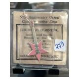 50th Anniversary Guitar Somali Coin