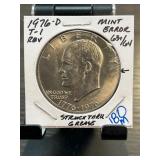 1976-D Eisenhower Dollar With Mint Error