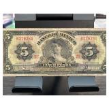 Banco de Mexico Cinco Pesos Banknote
