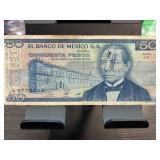 Banco de Mexico 50 Pesos Banknote