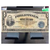 Philippines One Peso Victory Note