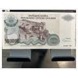 500 Million Dinar Banknote from Republika Srpska K