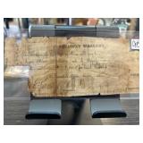 1864 Texas Treasury Warrant Document