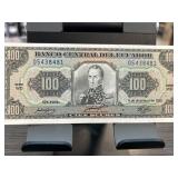 1992 Ecuador 100 Sucres Banknote