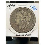 1896-O Morgan Silver Dollar Coin