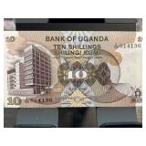 Bank of Uganda 10 Shillings Note