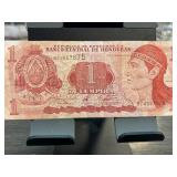 Honduras 1 Lempira Banknote, Banco Central de Hond