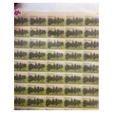 Sheet of United States 6-Cent Marquette Stamps