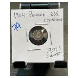 1904 Panama 2 1/2 Centesimos Coin