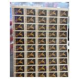 Sheet of US 6 Cent Register and Vote Stamps