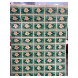 Sheet of Mississippi 5-Cent Postage Stamps