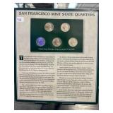 San Francisco Mint State Quarters Set 2012