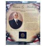 Warren G. Harding Presidential Dollar Display