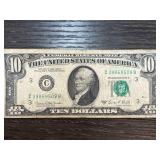 1969 Series $10 Federal Reserve Note