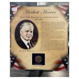 Herbert Hoover Presidential Dollar Display