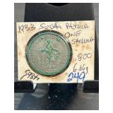1933 South Africa One Shilling Coin