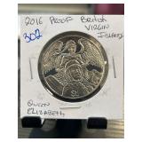 2016 Proof British Virgin Islands $1 Coin