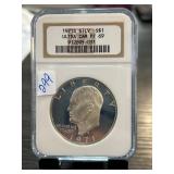 1971-S Silver Eisenhower Dollar, NGC Ultra Cameo 6