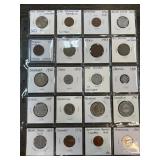 World Coins in Protective Sleeves