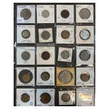 World Coins with Labeled Slots