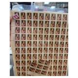 Sheet of United States 3-Cent Christmas Stamps