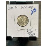 1944 P Mercury Dime Coin