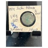 1929 South Africa 3 Pence Coin