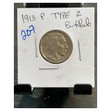 1913 P Type 2 Buffalo Nickel