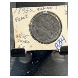 1895a France 1 Franc 835 Silver Coin