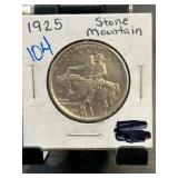 1925 Stone Mountain Half Dollar Coin