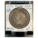 1939 Canada Silver Dollar Coin