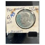 1960 Moroccan One Dirham Coin