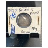 1927 Great Britain 3 Pence Coin