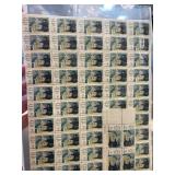 Sheet of Mary Cassatt 5c U.S. Stamps