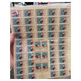 Sheet of 5-Cent U.S. Savings Bond Stamps