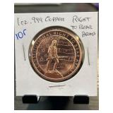 Golden State Mint .999 Copper Coin