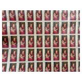 Sheet of U.S. Christmas Stamps