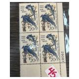 Block of U.S. Air Mail 20-cent Stamps